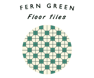 Fern green Fern green floor tiles